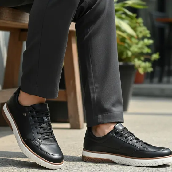 Sapatenis Masculino Sapatenis Moderno Estiloso Confortável Cadarço Tênis Masculino
