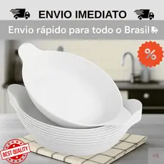 Kit 1, 5  e 10 Unidades Petisqueira Barquinha Canoa Petiscos Churrasco Festa Frios Para Servir Amendoim Caldo Escolha