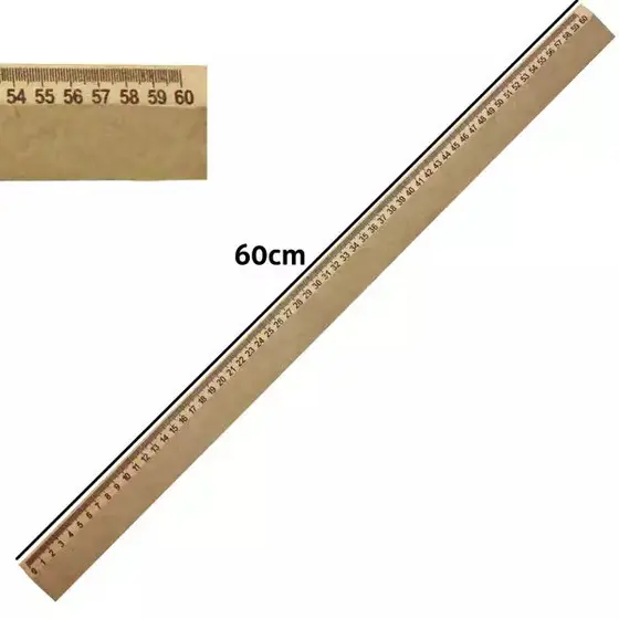 Régua Supertela 60 cm em Mdf - Contém 1 Unidade