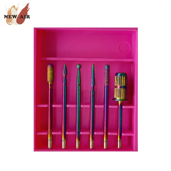 Kit 6 Brocas Tungstênio Profissional Para lixadeira Unha