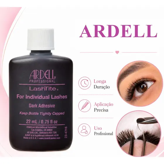 Cola para cílios Ardell Original Para Tufinhos Profissional Hipoalergénica