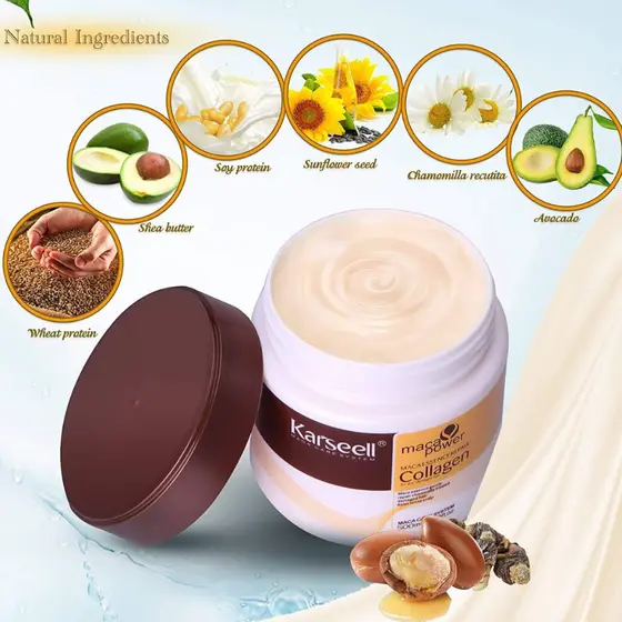 Máscara Karseell 500g + Shampoo Karseell 500ml Original de Alta Qualidade Lançamento Envio Imediato
