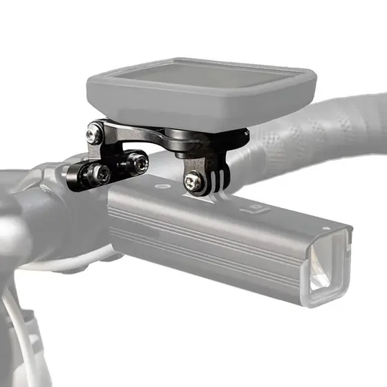 Suporte Gps Bike Rockbros em Alumínio Compatível com Garmin Xoss Gopro e Suporte de Farol