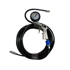Kit Calibrador Inflador Encher Pneus Caminhão Carreta Mangueira Engate 1/2