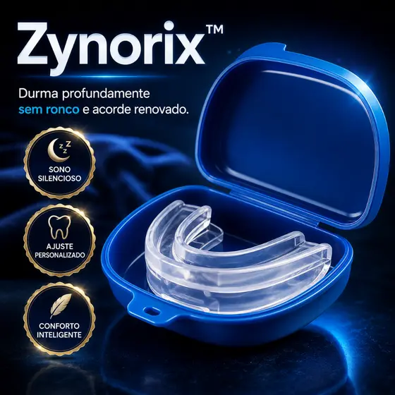 Protetor Bucal Anti Ronco | Bruxismo e Apneia do Sono com Estojo - Zynorix™