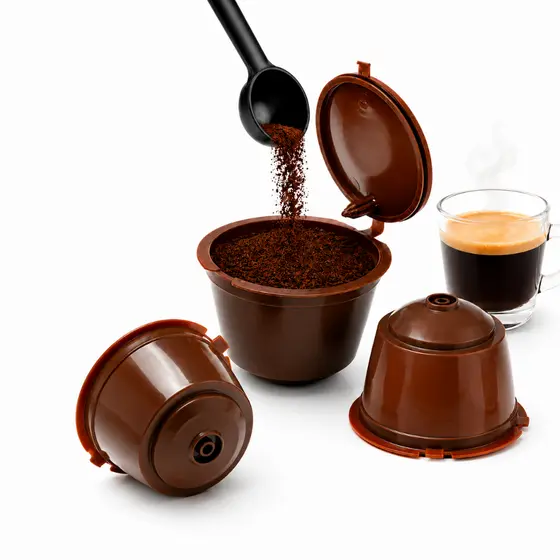 Kit 3 Cápsulas Reutilizável Dolce Gusto Recarregável
