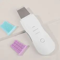 Aparelho Peeling Ultrassônico Limpeza Facial Profunda + Remoção de Cravos Recarregável USB MSFILM
