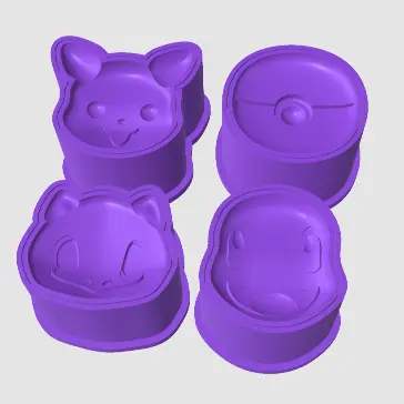 Ejetor Doces Brigadeiros Pokemon - Não Gruda