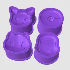 Ejetor Doces Brigadeiros Pokemon - Não Gruda
