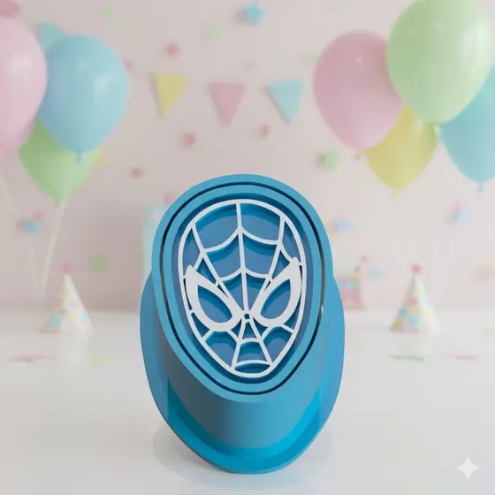 Modelador e Ejetor Para Modelar Doces, Massas e Brigadeiros - Homem Aranha