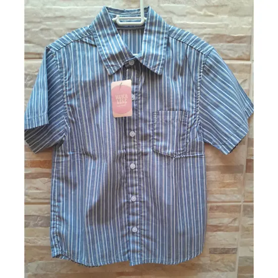 Camisa Social Infantil Masculina Kuka Lelê - Tamanho 8 Anos - Camisa Social Menino