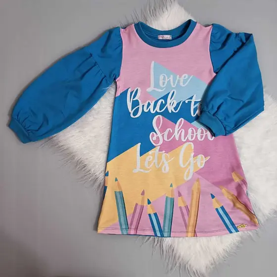 Vestido Infantil Inverno Mon Sucré - Tamanho 6 Anos - Vestido Menina
