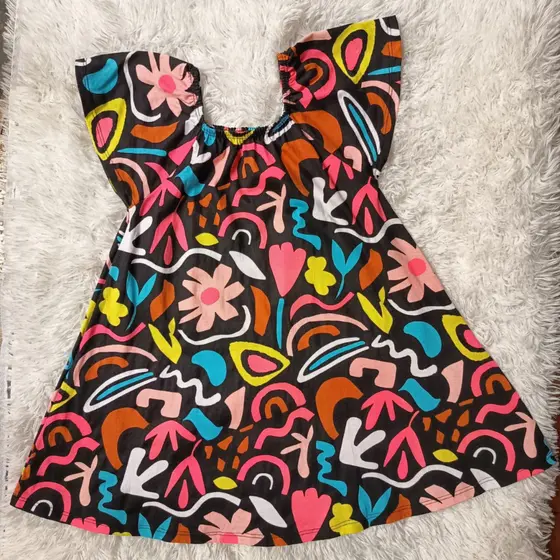 Vestido Infantil Nanai - Tamanho 6 Anos - Vestido Criança