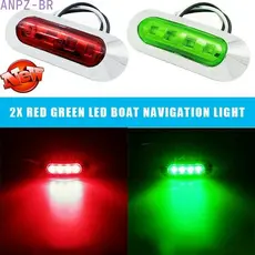 2x Durável LED Barco Navegação Luz Deck À Prova Dwaterproof Água Arco Pontão Luzes 12-24V