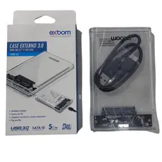 Case Externo 3,0 Para Hd 2,5´´ E Ssd Sata Suporta Até 5tb
