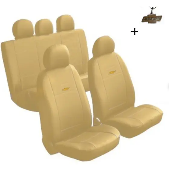 Capa Para Banco Automotivo Chevrolet Carro Couro 100% Impermeável Ecológico