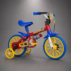 Bicicleta Bicicletinha Infantil FireMan Aro 12 - Nathor