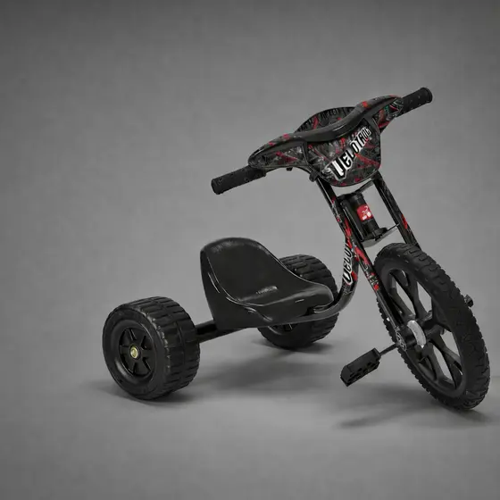 Triciclo Infantil Radical Velotrol Speed Preto - Bandeirante