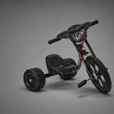 Triciclo Infantil Radical Velotrol Speed Preto - Bandeirante