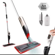 Mop Spray Esfregão Rodo Mágico Limpeza com Refil Microfibra