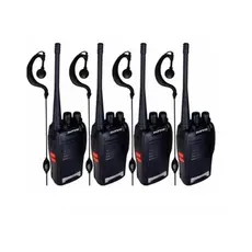 Kit 4 Radio Walk Talk Comunicador 16 Ch 12km Baofeng BF-777S