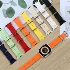Pulseira Ocean para Smartwatch Apple Watch Series Ultra 49mm Oceano Relógio