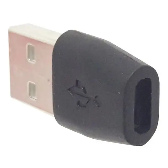 Conector Adaptador Plug V8 Fêmea / Usb Macho (mcar)