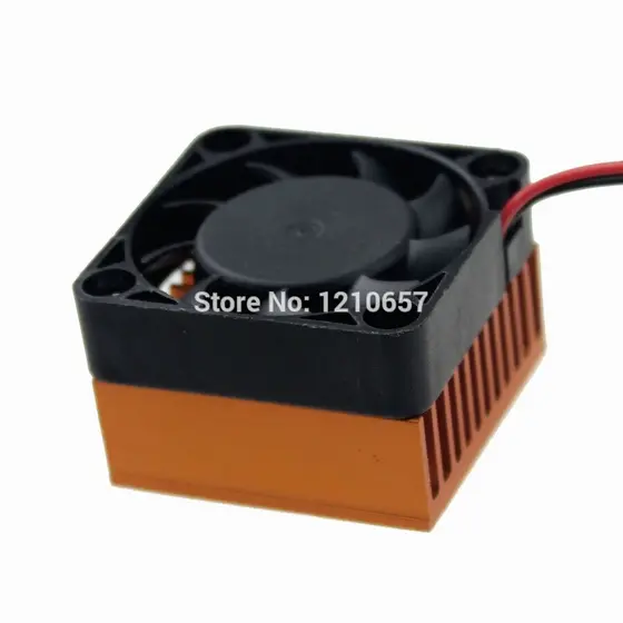 Kit composto por dissipador ativo para VGA com Fan de 40mm Alumínio Microventilador 40x40x10mm ou 40mm ou 4cm ou 40 x 10 mm ou 4 x 1 cm Ventoinha