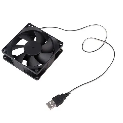 Microventilador Fan Cooler 70mm USB 5V. 70mm X 70mm X 15mm. 2800 RPM. Plug: USB A Macho.