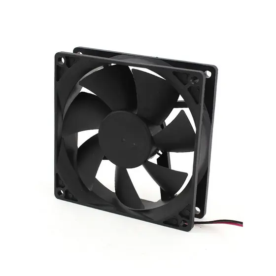 Cooler 90x90x25mm 9cm 90mm 92mm 90x25mm Rotação: 3.000 RPM Tensão: 24V. Microventilador Unitário. Estrutura: Plástico ABS de Alta Resistência.