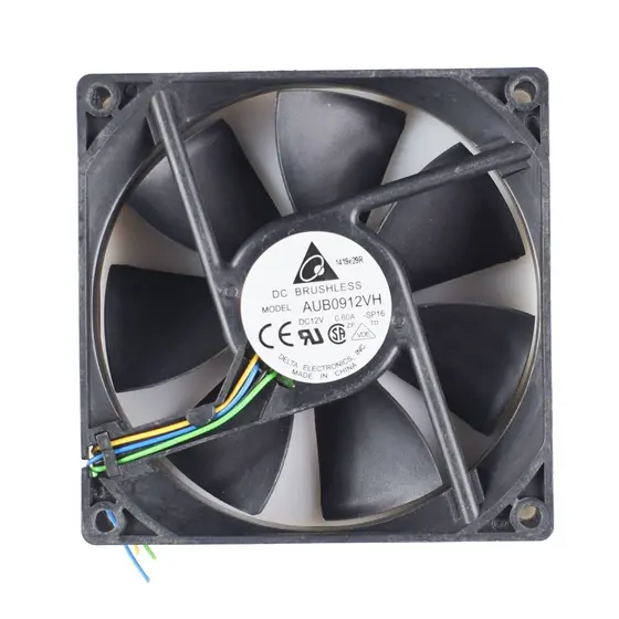 AUB0912VH-SP16 Fan Cooler Gabinete Industrial Rack Servidor Elevador Inversor 92mm Medida 90 x 90 x 25 mm Ball 80CFM 4000RPM