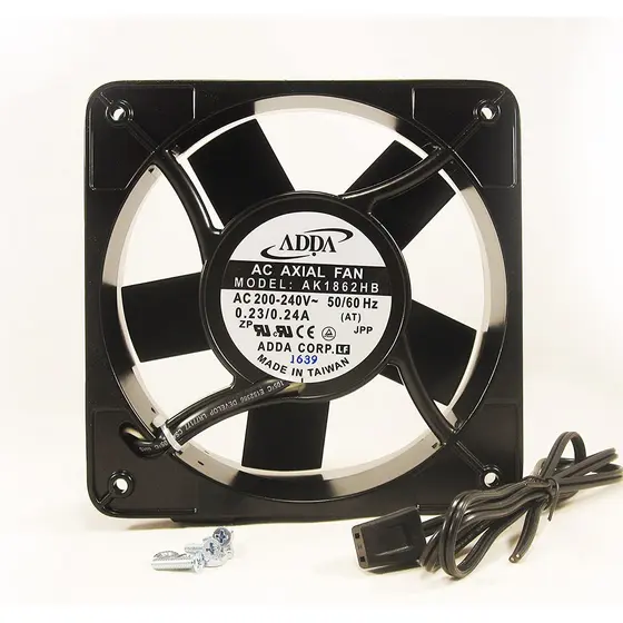 Fan Cooler Gabinete Industrial Rack Servidor Elevador Inversor Medida 180 x 180 x 65 mm AK1862HB