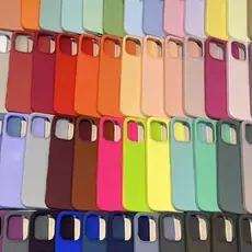 KIT 3 Ou 5 Capas Silicone Cor SortIdas Compatível Com Todos iPhone 17 16 15 14 13 12 11 Pro Max Plus X XR XS Max