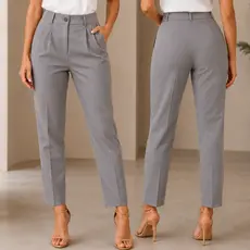 Calça Feminina Social Alfaiataria Premium | Pantalona Elegante | Confortável M G GG - PROMOÇÃO