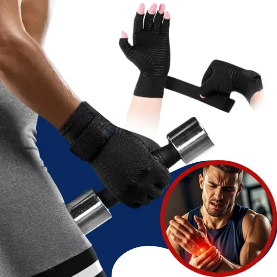 Luva de Compressão Ajustável Para Treino Pilates Exercícios Físicos E Esportes