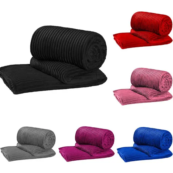 Cobertor Manta Canelada Macia Soft Fofinha Lisa E Estampada