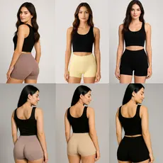 Shorts Feminino Segunda Pele Tipo Calcinha Boxer - Ultra Conforto Anagua Com Cós Alto
