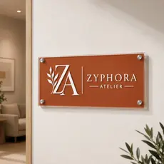 Placa em Acrílico Personalizada Colorida | Fachadas, Empresas e Área Externa
