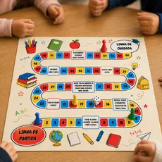 Jogo de Tabuleiro em Lona 45x45cm - Diversos Temas