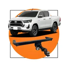 Engate Reboque Removível Hilux 2005 a 2026 Brucke 1500 Kg Kit Completo Alta Resistência Inmetro