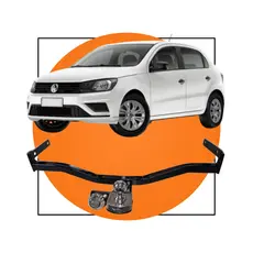 Engate Reboque Reforcel Fixo Vw Gol G5 G6 G7 G8 G9 2008 ate 2022 Exceto Rallye Resistente Homologado