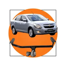 Engate Reboque Fixo Chevrolet Cobalt 2012 a 2021 Reforcel Completo Rabicho Tomada 7 Pinos Inmetro