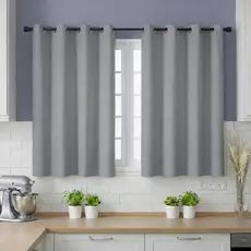 Cortina Cozinha Corta Luz Blackout/Blecaute 2,20 X 1,30 Varias Cores
