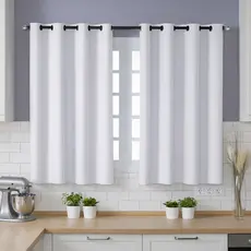Cortina Cozinha Corta 100% a  Luz Blackout/Blecaute 2,20 X 1,30