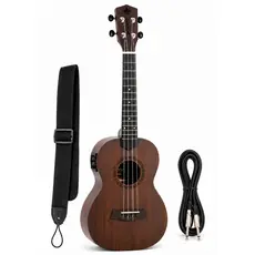 Ukulele Concert Eletrico Strinberg Uk06te Tobacco Satin Bag