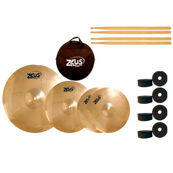 Kit De Pratos Zeus Beginner Set C 14 16 20