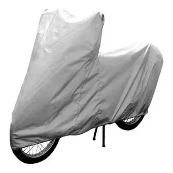 CAPA MOTO UNIVERSAL 120X210CM IMPERMEAVEL METALIZADA COBRIR SCOOTER ELETRICA BIKE SPPINING GRANDE