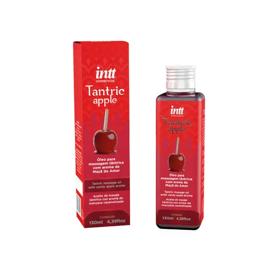 Óleo de Massagem Tântrica Afrodisíaco e Hidratante Tantric Apple 130ml