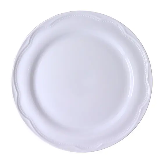 Jogo 12 Pratos Rasos Jantar Cottage Porcelana Germer 26,5 cm