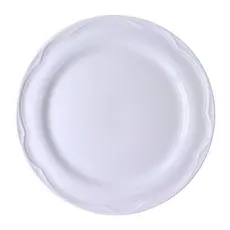 Jogo 12 Pratos Rasos Jantar Cottage Porcelana Germer 26,5 cm